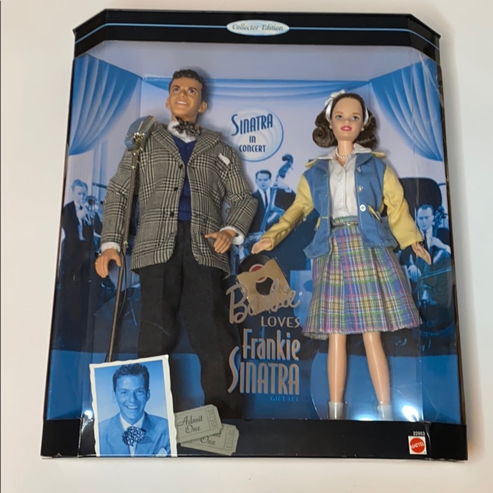 New in box barbie loves Frankie Sinatra gift set